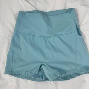 Violate the dress code shorts. Beautiful blue with pockets